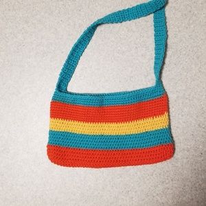 Crocheted handbag